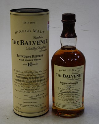 Lot 1403 - The Balvenie 10 year old Founder's Reserve...