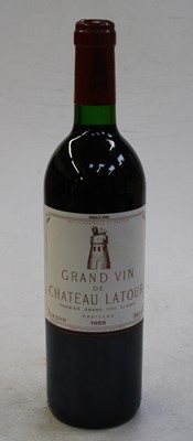 Lot 1012 - Château Latour, 1989, Pauillac 1er grand cru...