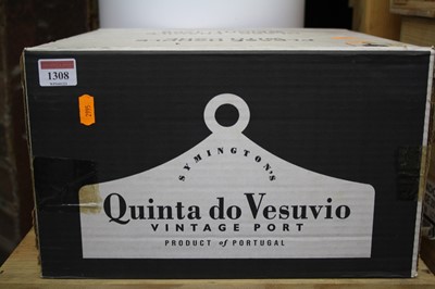 Lot 1308 - Quinta do Vesuvio vintage port, 2003, six...