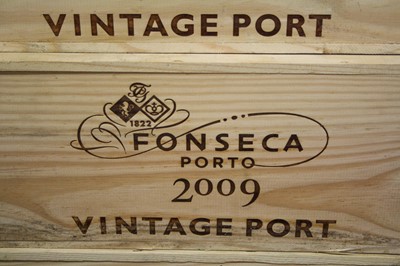 Lot 1312 - Fonseca vintage port, 2009, six bottles (OWC)
