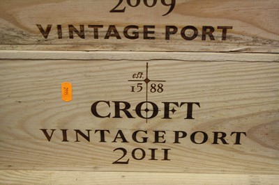 Lot 1313 - Croft vintage port, 2011, six bottles (OWC)
