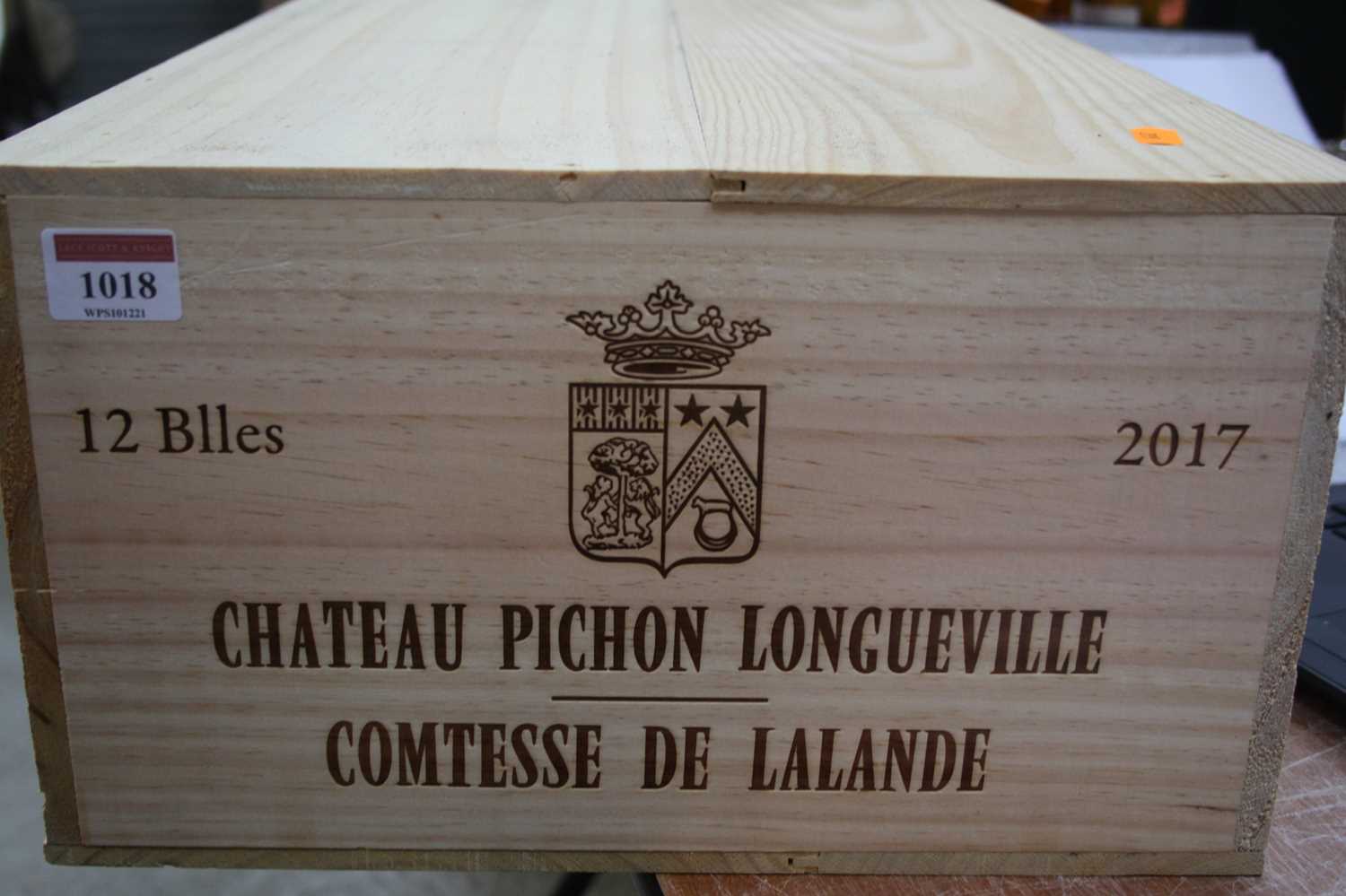 Lot 1018 - Château Pichon Longueville, 2017, Comtesse de...
