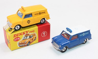 Lot 1768 - 2 Dinky Toys roadside rescue Mini Vans...