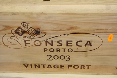 Lot 1311 - Fonseca vintage port, 2003, twelve bottles (OWC)