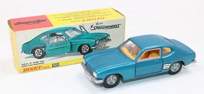 Lot 1785 - Dinky Toys No. 165 Ford Capri comprising...