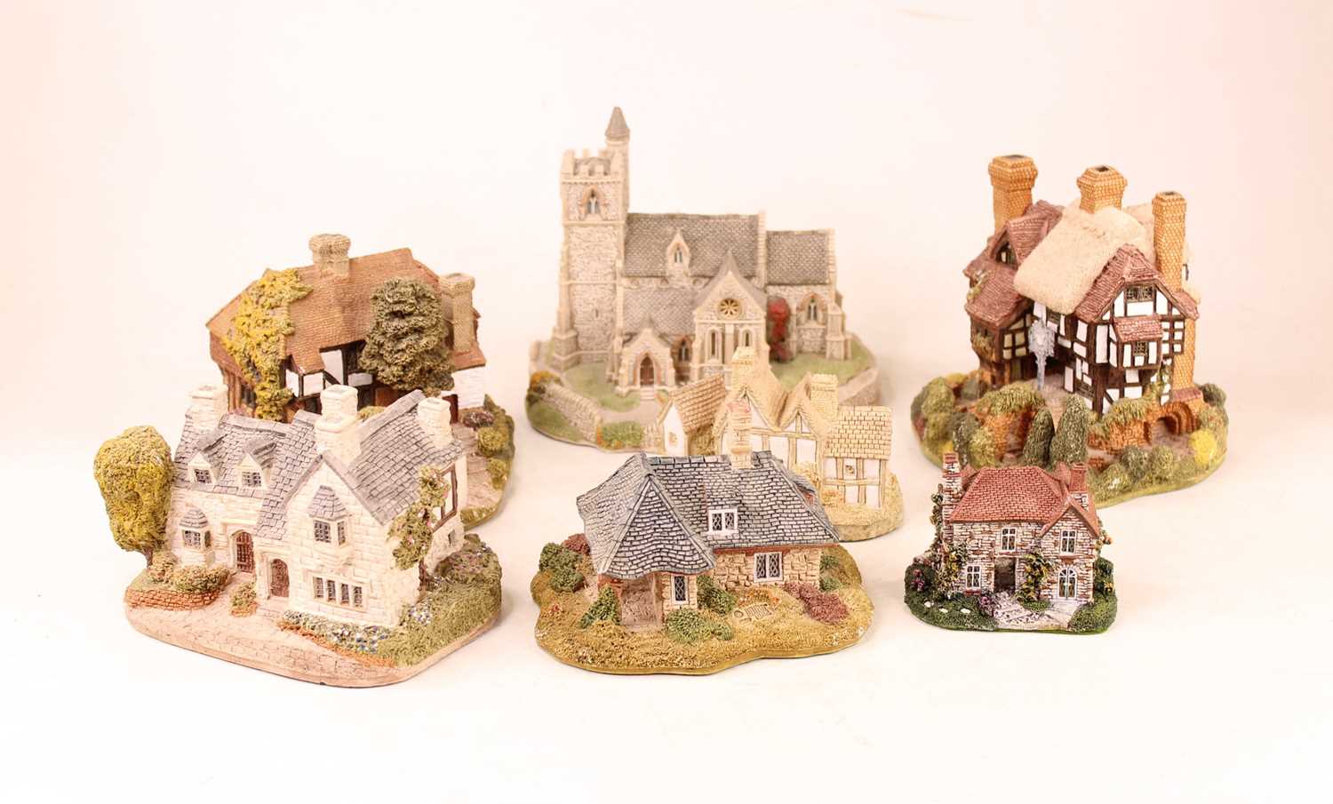 Lot 65 - A box of loose cottage ornaments, to include...