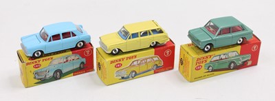 Lot 1789 - 3 Dinky Toys cars to include: No. 138 Hillman...