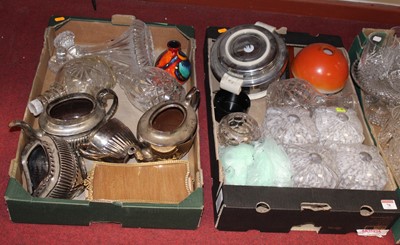 Lot 78 - Two boxes of miscellaneous items, to include a...