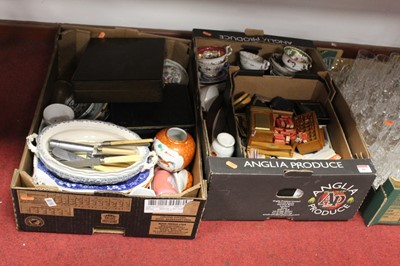 Lot 80 - Two boxes of miscellaneous items, to include...