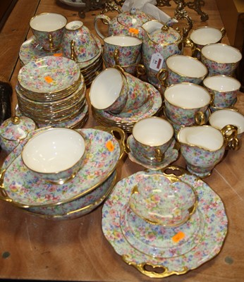Lot 84 - A Royal Winton Chintz pattern part dinner and...