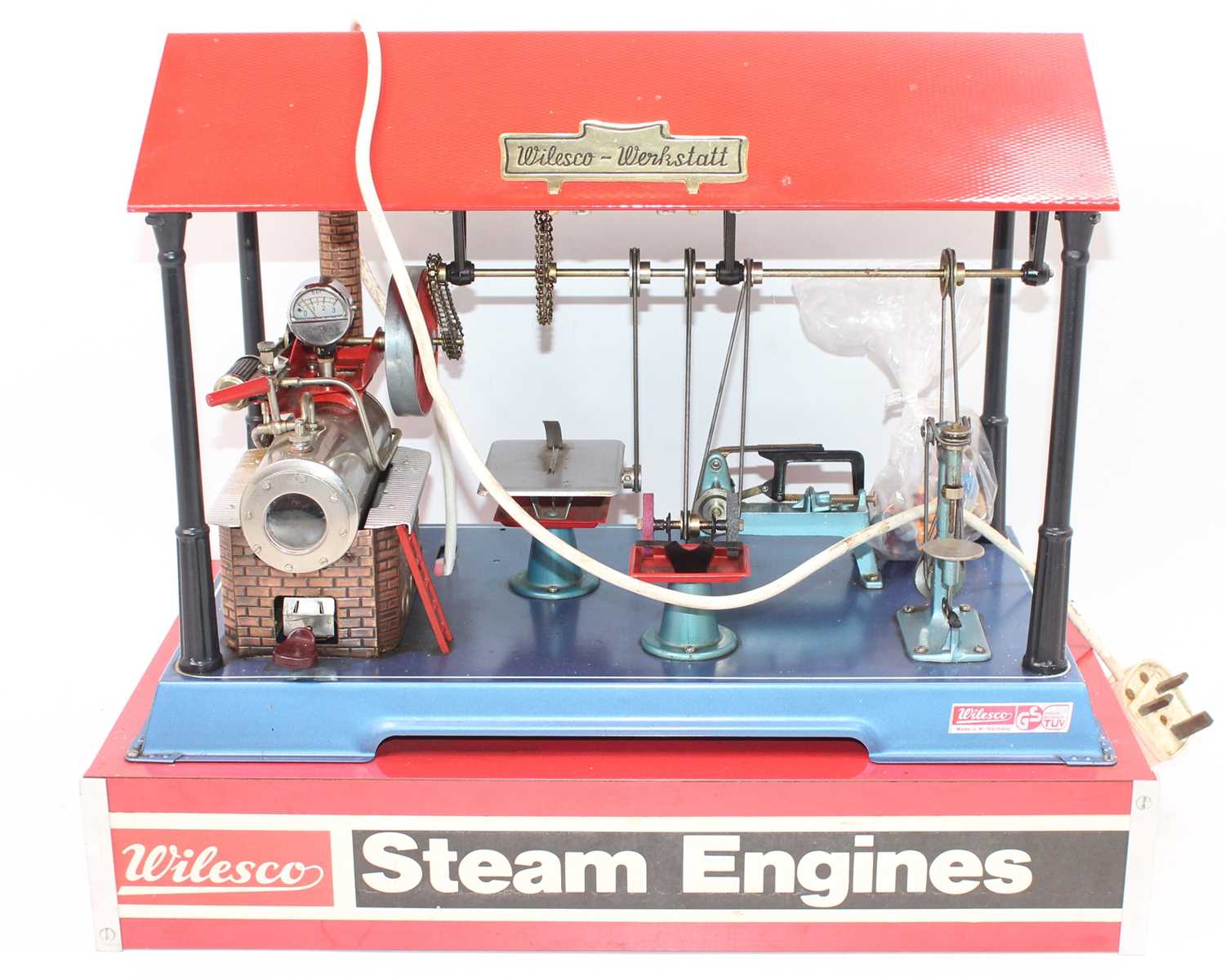 Lot 2 - A Wilesco electrically operated steam engine...