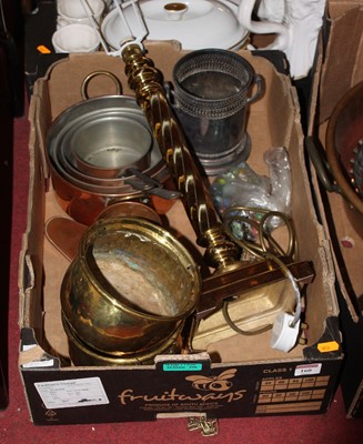 Lot 160 - A box of miscellaneous items to include...