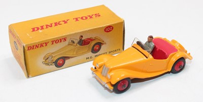 Lot 1793 - Dinky Toys No. 102, MG Midget Sports,...