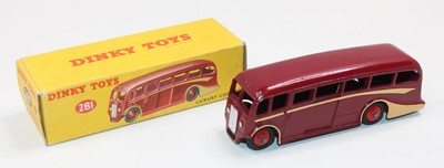 Lot 1795 - Dinky Toys No. 281 Luxury coach comprising...