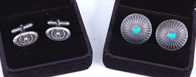 Lot 374 - A collection of modern gents cufflinks to...
