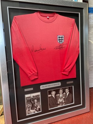 Lot 64 - Sir Geoff Hurst & Martin Peters MBE: Signed...