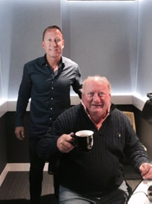 Lot 108 - Alan Brazil & Ray Parlour, invite 2 guests to...