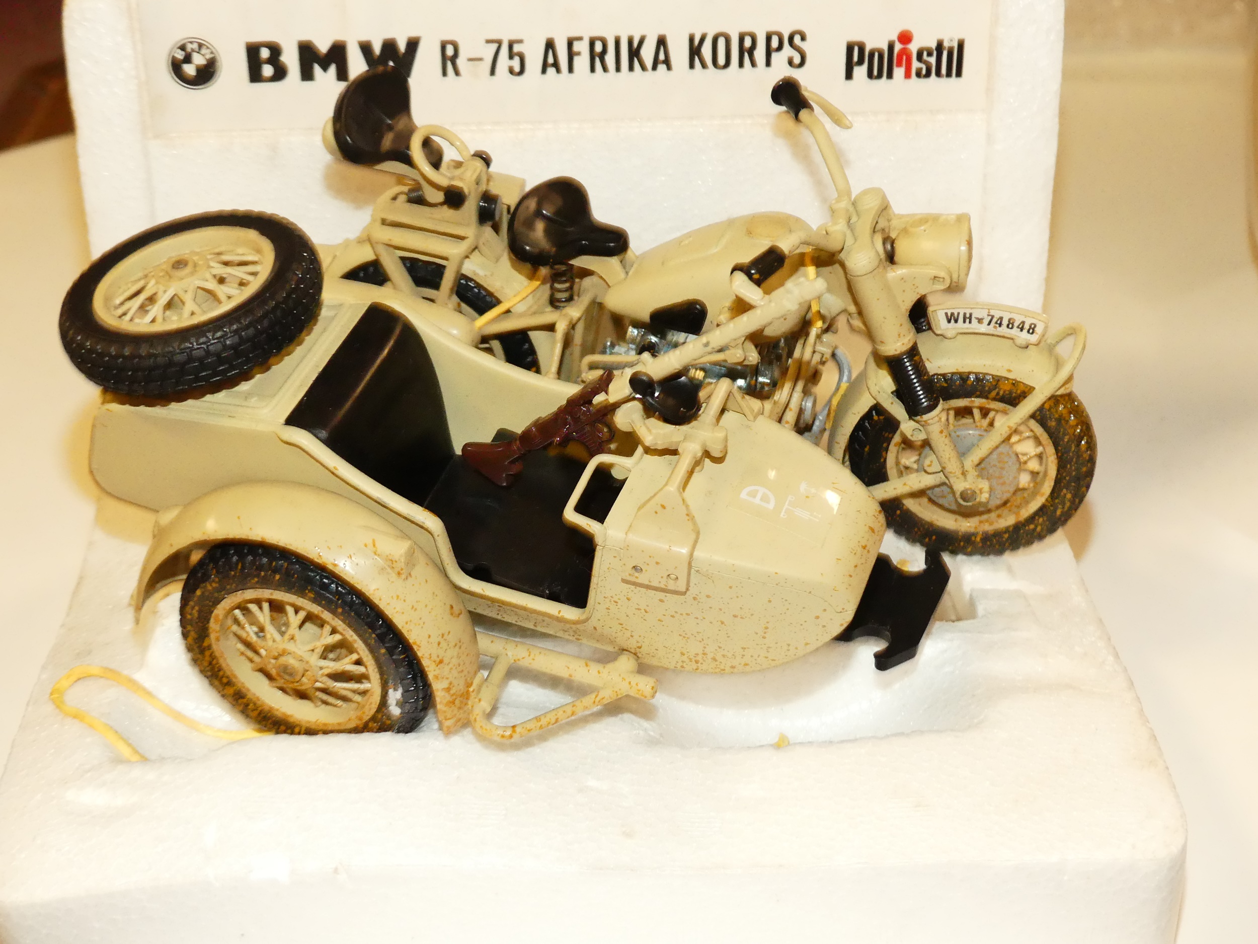 Polistil 1:15 - 1 - Model motorcycle - Modellino BMW R-75 Afrika