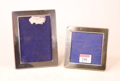 Lot 248 - A modern sterling silver clad easel photograph...