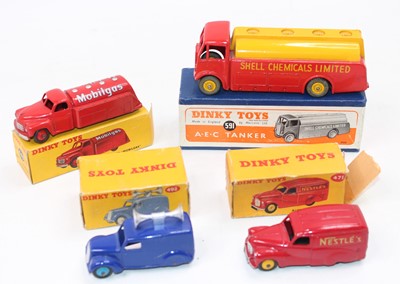 Lot 1810 - Dinky Toys group of four boxed models to...