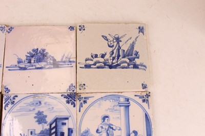 Lot 255 - A collection of six 18th/19th century Delft...