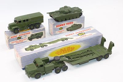 Lot 1814 - Dinky Toys Military group of 3 to include No....