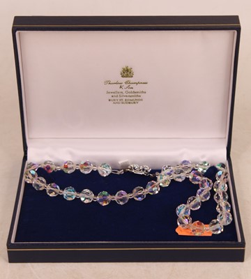Lot 314 - A modern lady's crystal beaded necklace