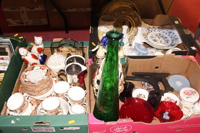 Lot 175 - Three boxes of miscellaneous items to include...