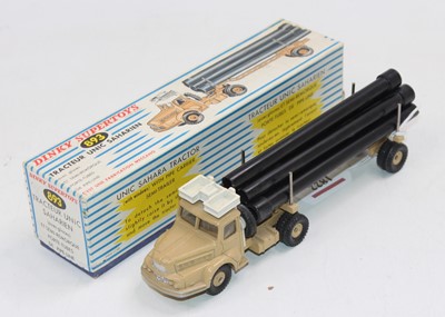 Lot 1822 - French Dinky Toys, 893 Unic Sahara pipe...