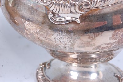 Lot 2175 - A pair of early George III silver pedestal...