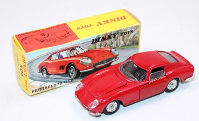 Lot 1879 - French Dinky Toys, 506 Ferrari 275 GTB, red...