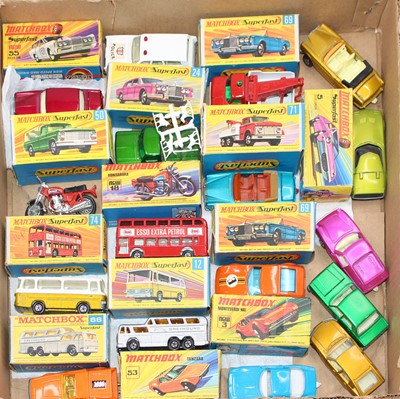 Lot 1633 - Matchbox Lesney Superfast 1 tray containing 13...