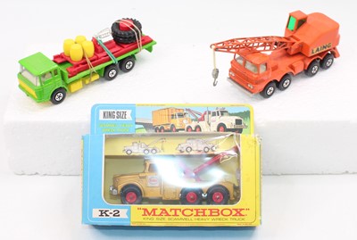 Lot 1640 - 3 Matchbox Lesney King Size models including...