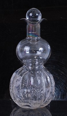 Lot 2257 - A late Victorian decanter, having a clear...