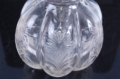 Lot 2257 - A late Victorian decanter, having a clear...
