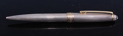 Lot 2402 - A Mont Blanc silver cased Meisterstuck...