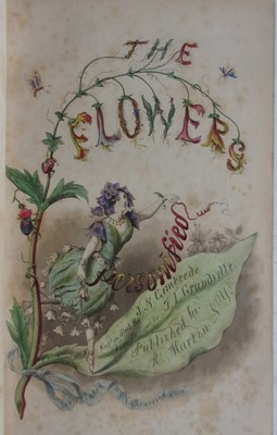 Lot 2010 - CLEAVELAND N. The Flowers Personified. R....