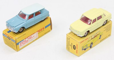 Lot 1843 - A French Dinky Toys boxed saloon group, two...