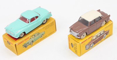 Lot 1844 - A French Dinky Toys boxed diecast group, two...