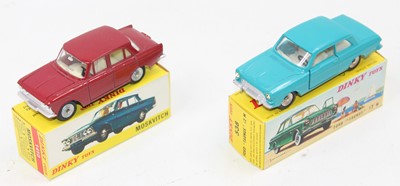 Lot 1847 - A French Dinky Toys boxed saloon group, two...