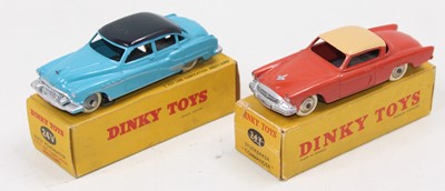 Lot 1849 - A French Dinky Toys boxed diecast group, two...