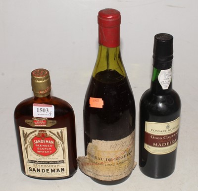 Lot 1503 - Sandeman Blended Scotch whisky, circa 1950,...