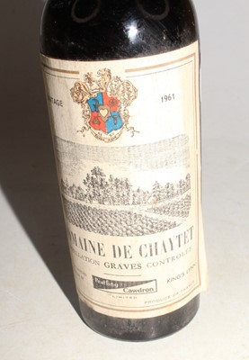 Lot 1023 - Domaine de Chaytet, 1961, Graves, one half bottle