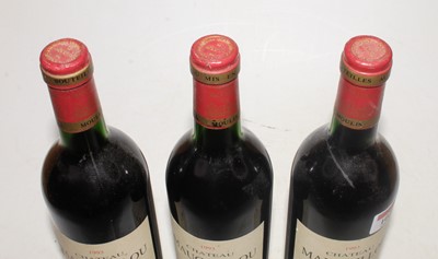 Lot 1025 - Château Maucaillou, 1993, Moulis, three bottles