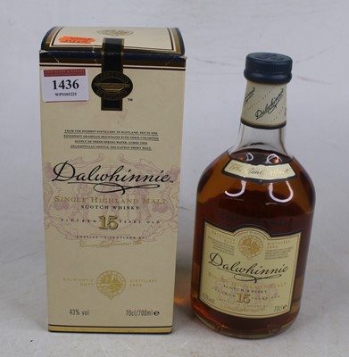 Lot 1436 - Dalwhinnie 15 year old single Highland malt...