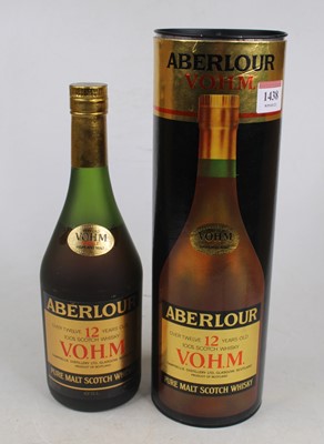 Lot 1438 - Aberlour over 12 years old V.O.H.M. pure malt...