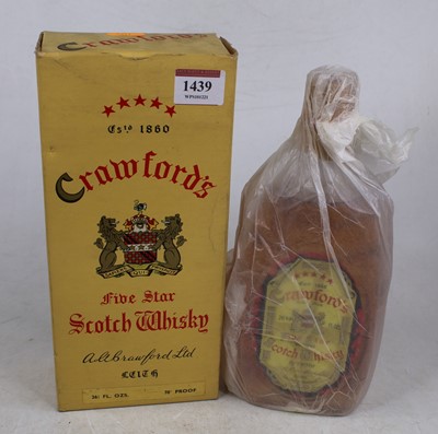 Lot 1439 - Crawford's Five Star Scotch whisky, 26 and...