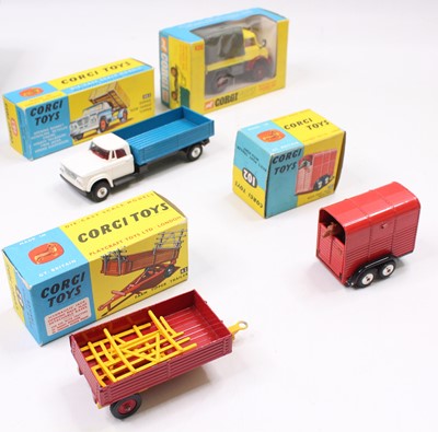 Lot 2049 - Corgi Toys farming group of 4 models to...