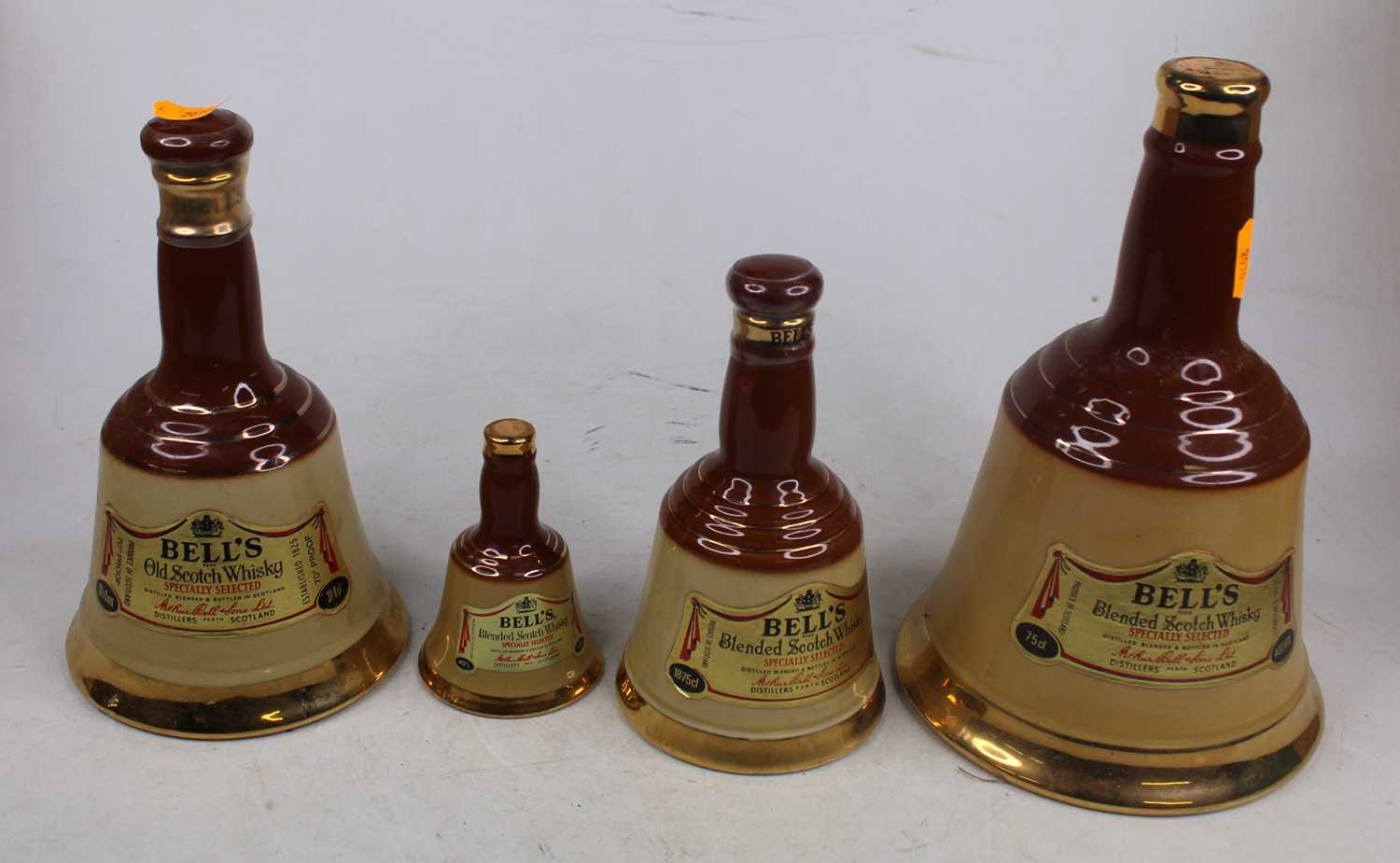 Lot 1514 - Three Bell's Scotch whisky commemorative...