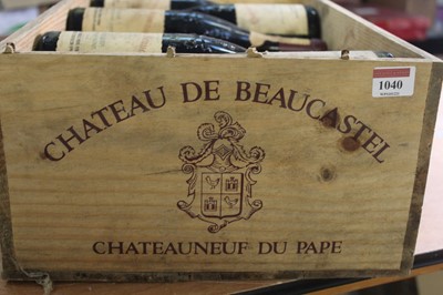 Lot 1040 - Château de Beaucastel, 1994, Châteauneuf du...